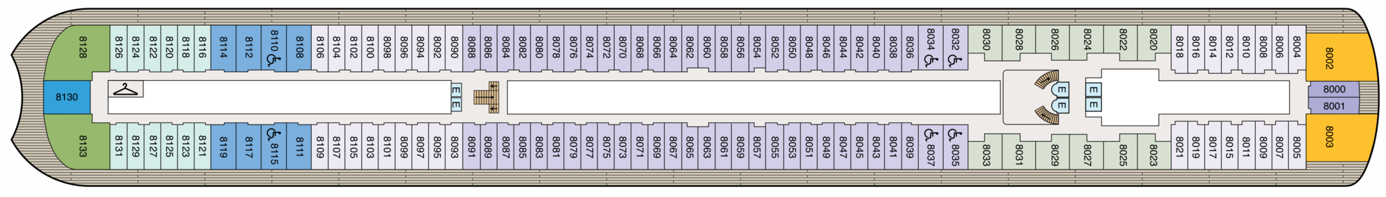 Deck 8 plan